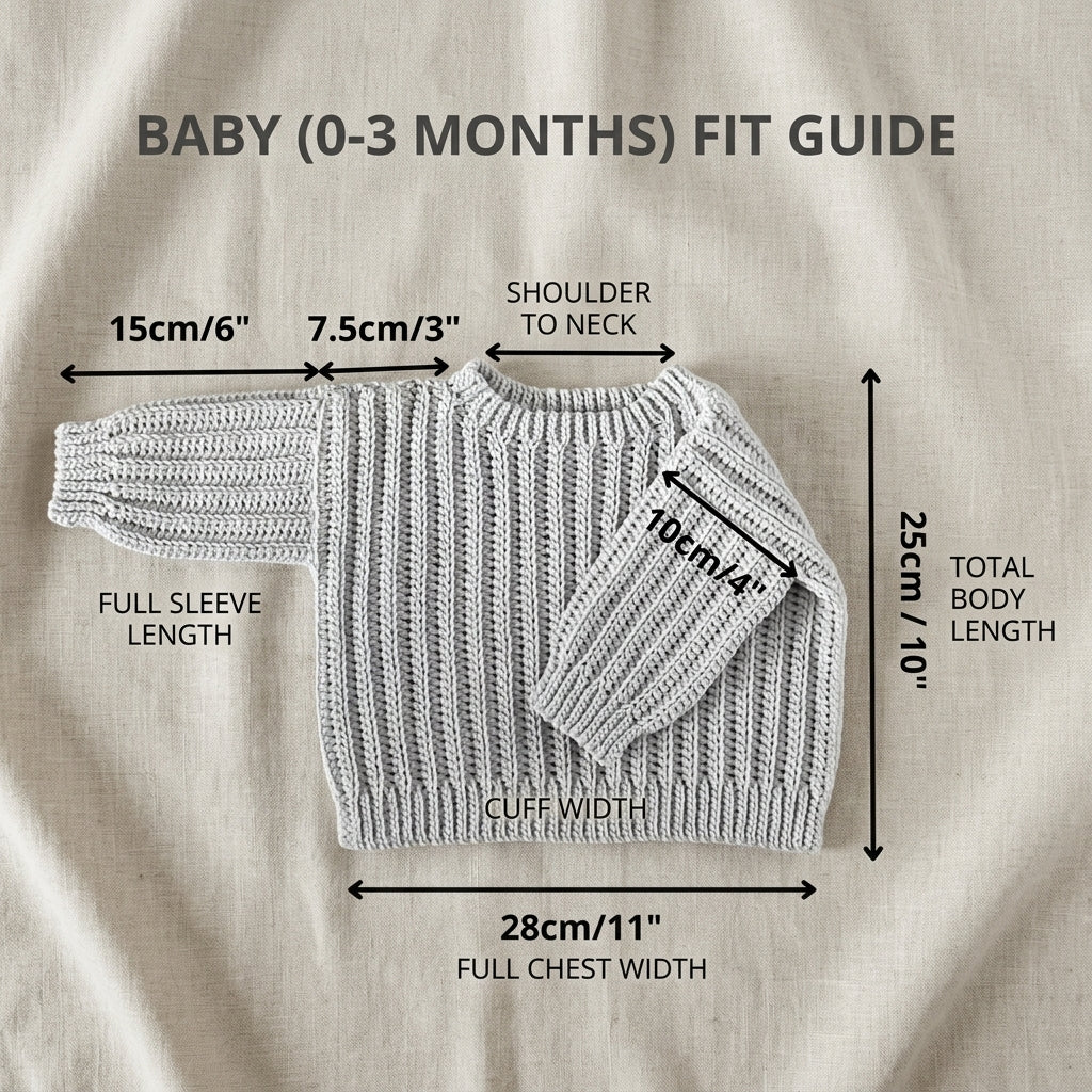 Sweater Personalized Name Baby Sweater | Crochet Pattern PDF
