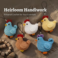 Handcrafted Chicken Keychain | Amigurumi PDF — Design 2