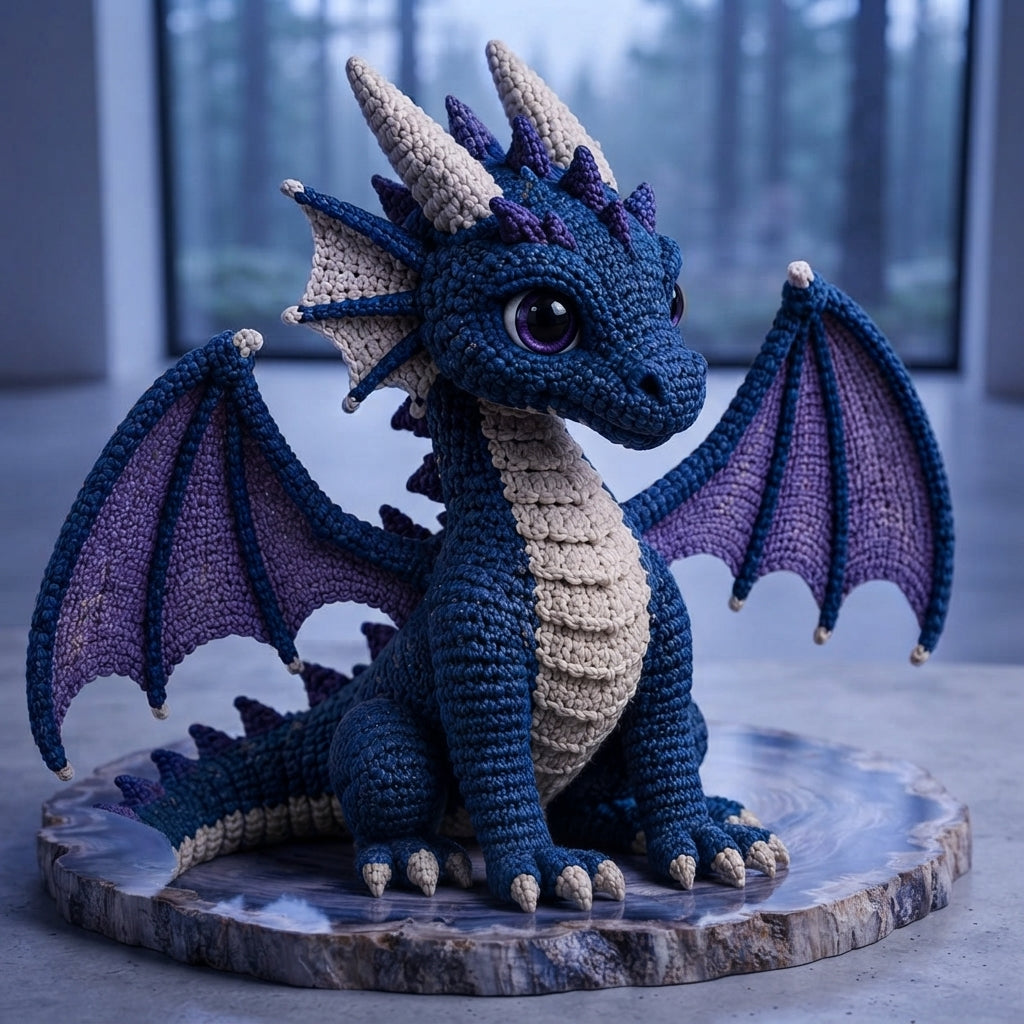 Handmade Realistic Dragon | Crochet PDF Pattern