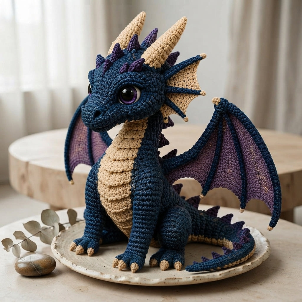 Handmade Realistic Dragon | Crochet PDF Pattern