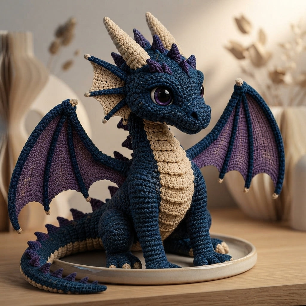 Handmade Realistic Dragon | Crochet PDF Pattern