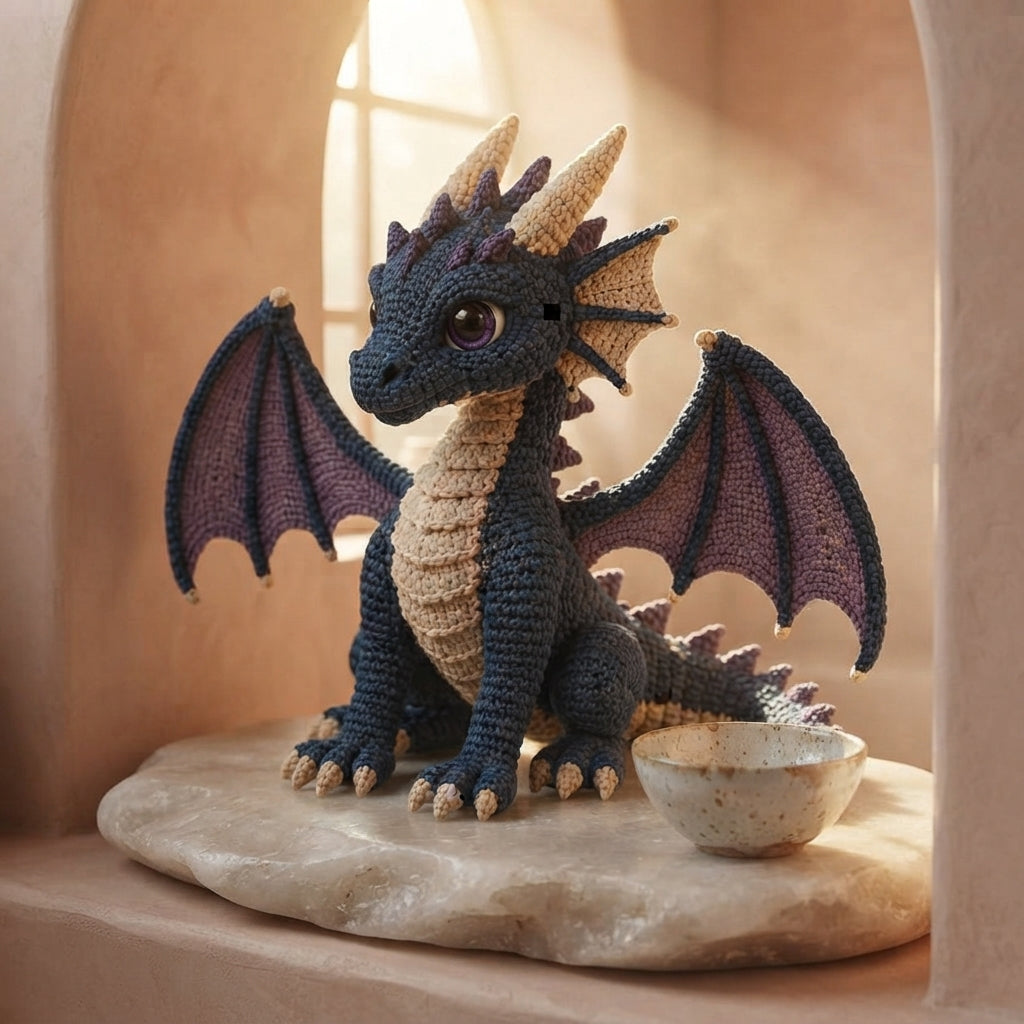 Handmade Realistic Dragon | Crochet PDF Pattern