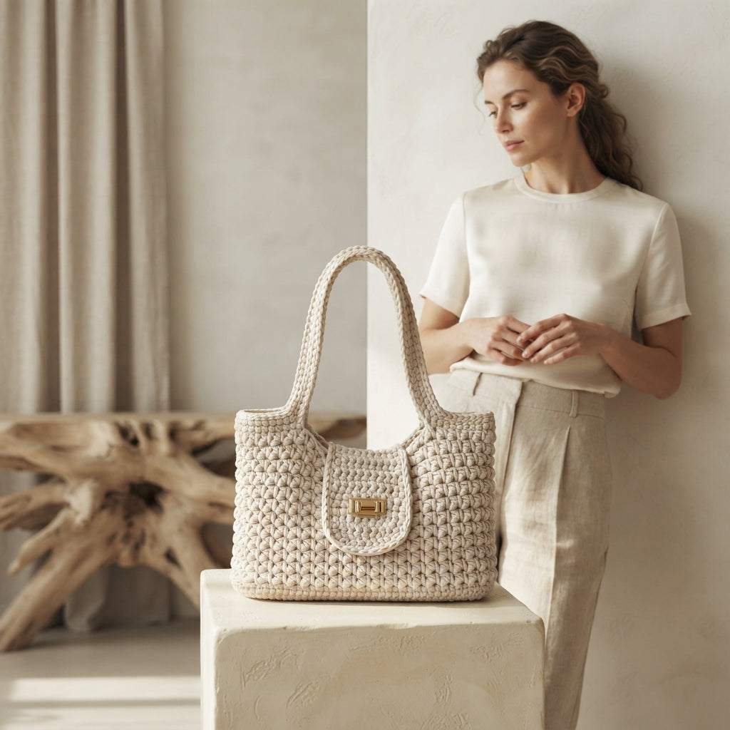 Purse Handbag Tote V7 | Crochet Pattern PDF