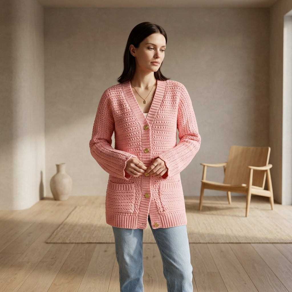 Star Stitch Baby Cardigan Star Stitch v3 | Crochet Pattern PDF