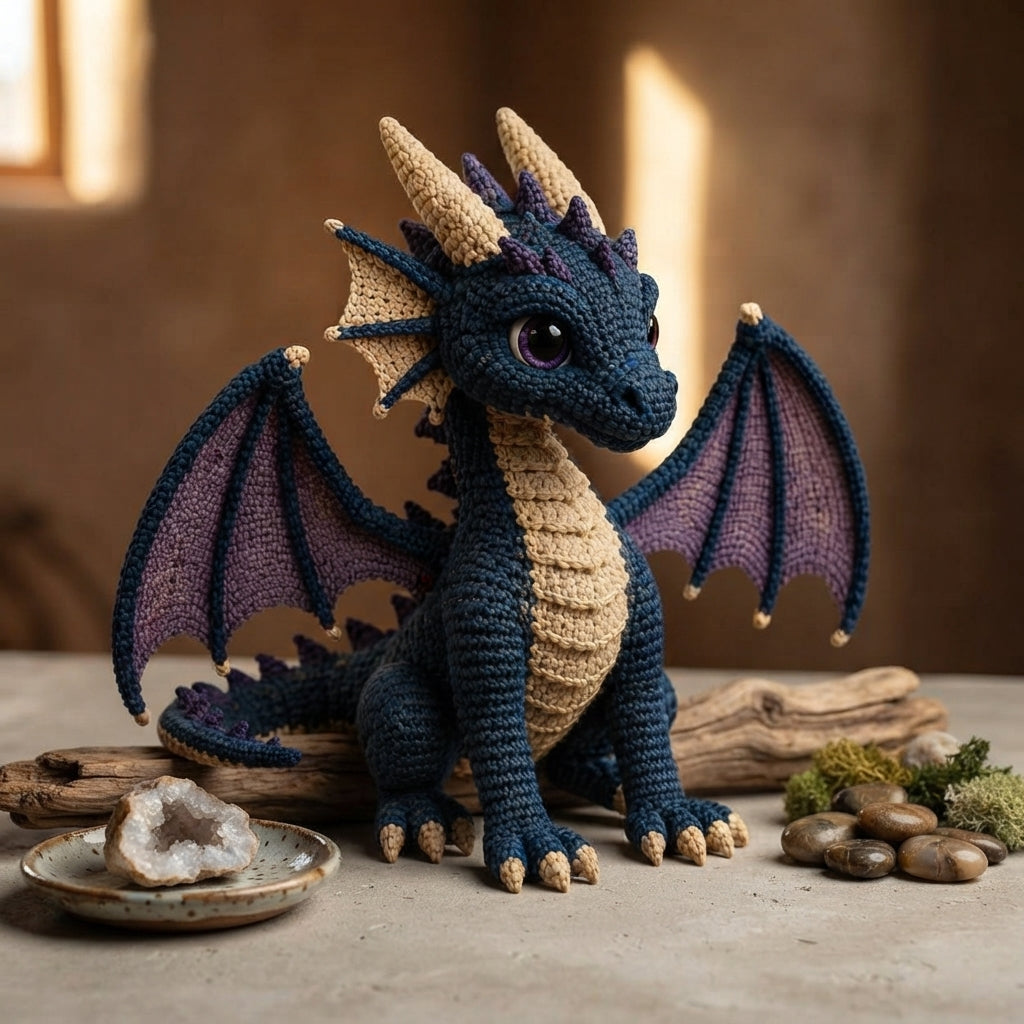 Handmade Realistic Dragon | Crochet PDF Pattern