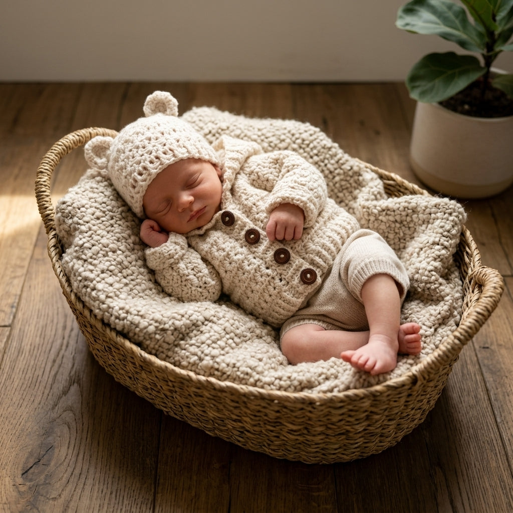 Star Stitch Baby Cardigan Star Stitch v3 | Crochet Pattern PDF