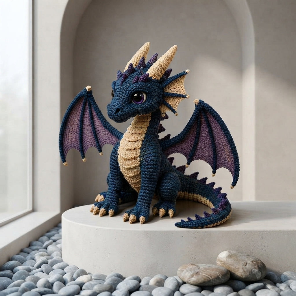 Handmade Realistic Dragon | Crochet PDF Pattern