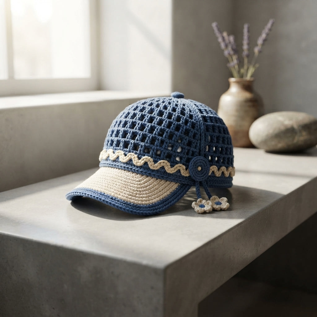 Modern Visor | Crochet Hat Pattern PDF — Design 2