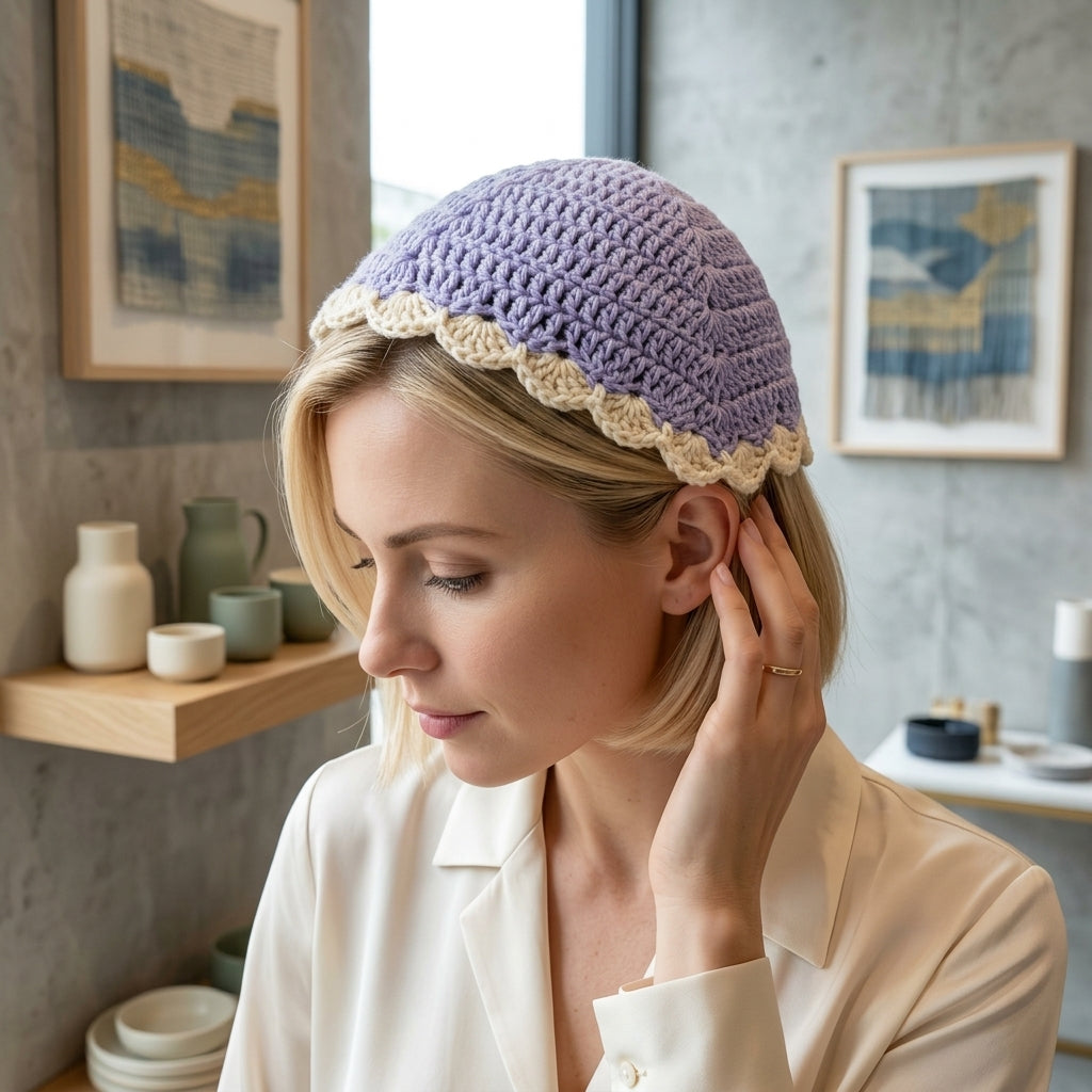Kiana Triangle Hair Kerchief | Crochet Pattern PDF