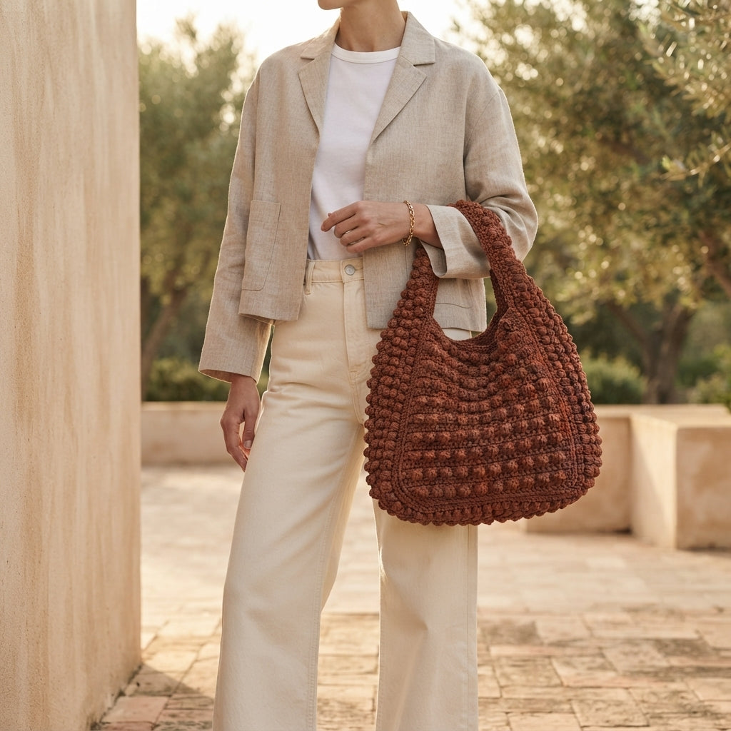 Beach Bag Purse Tote V2 | Crochet Pattern PDF