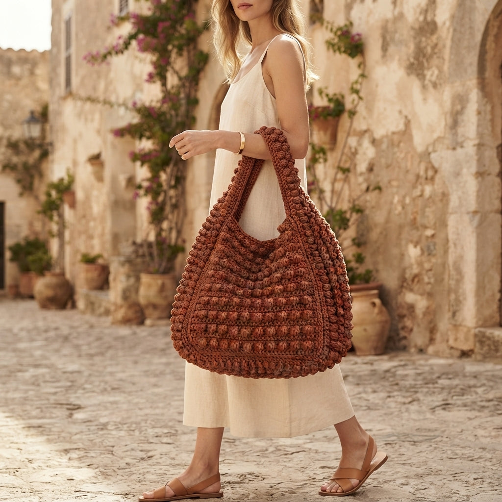 Beach Bag Purse Tote V2 | Crochet Pattern PDF