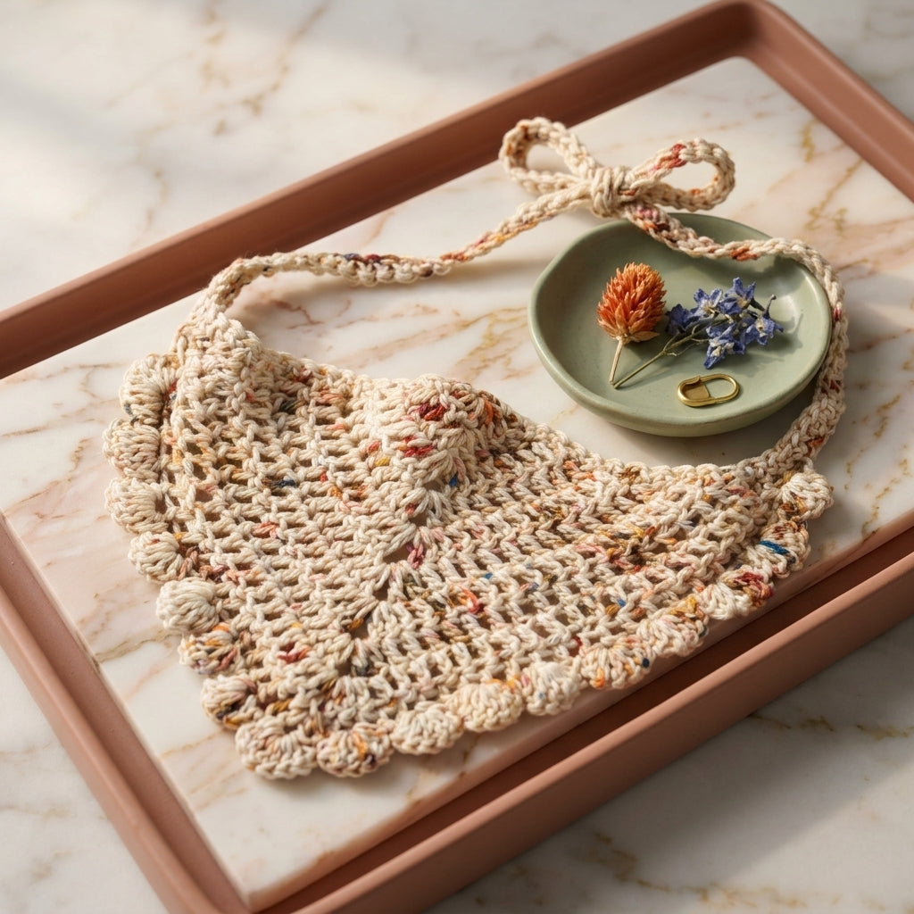 Kiana Triangle Hair Kerchief | Crochet Pattern PDF