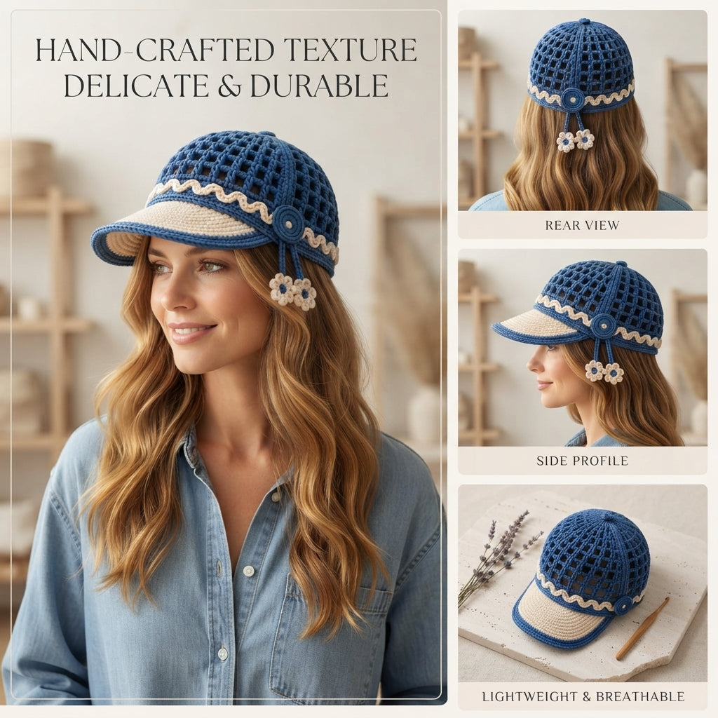 Modern Visor | Crochet Hat Pattern PDF — Design 2