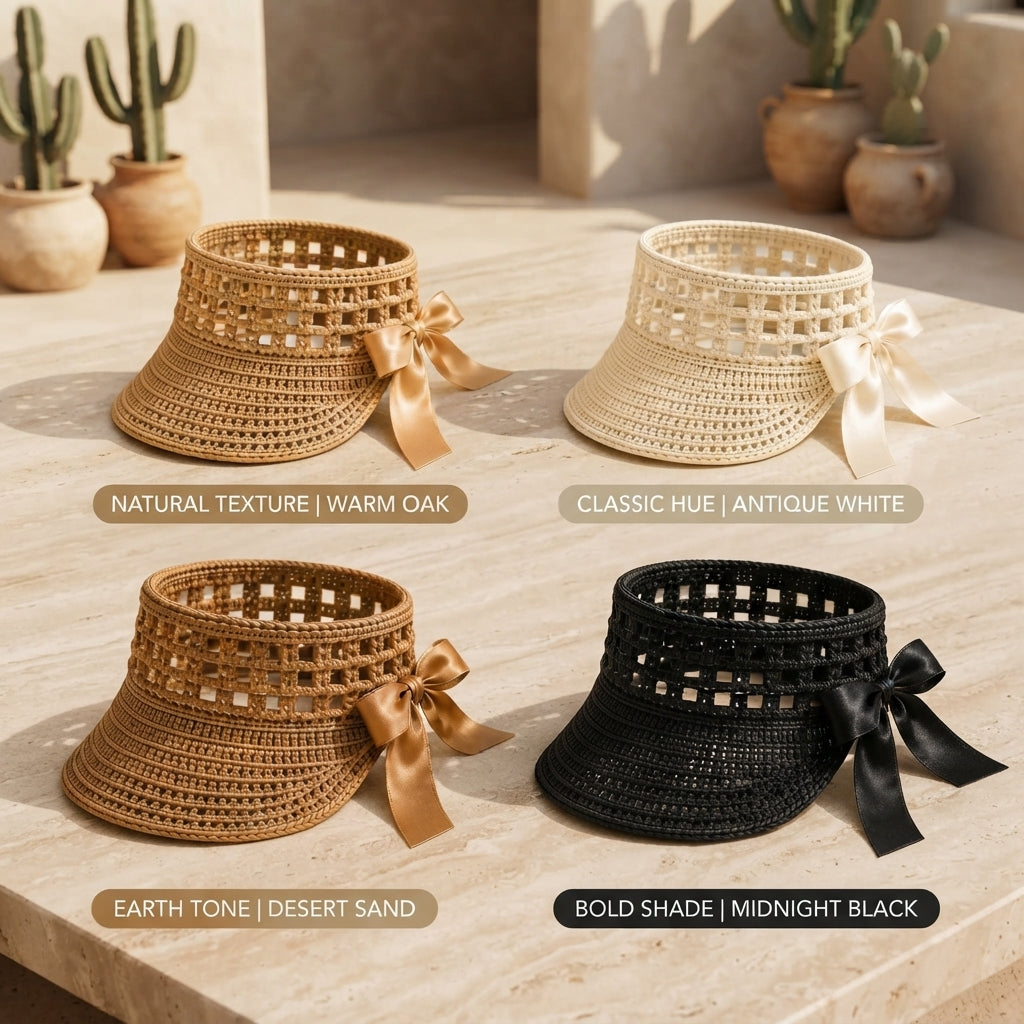 Trendy Sun Visor | Crochet Visor Pattern — Design 13