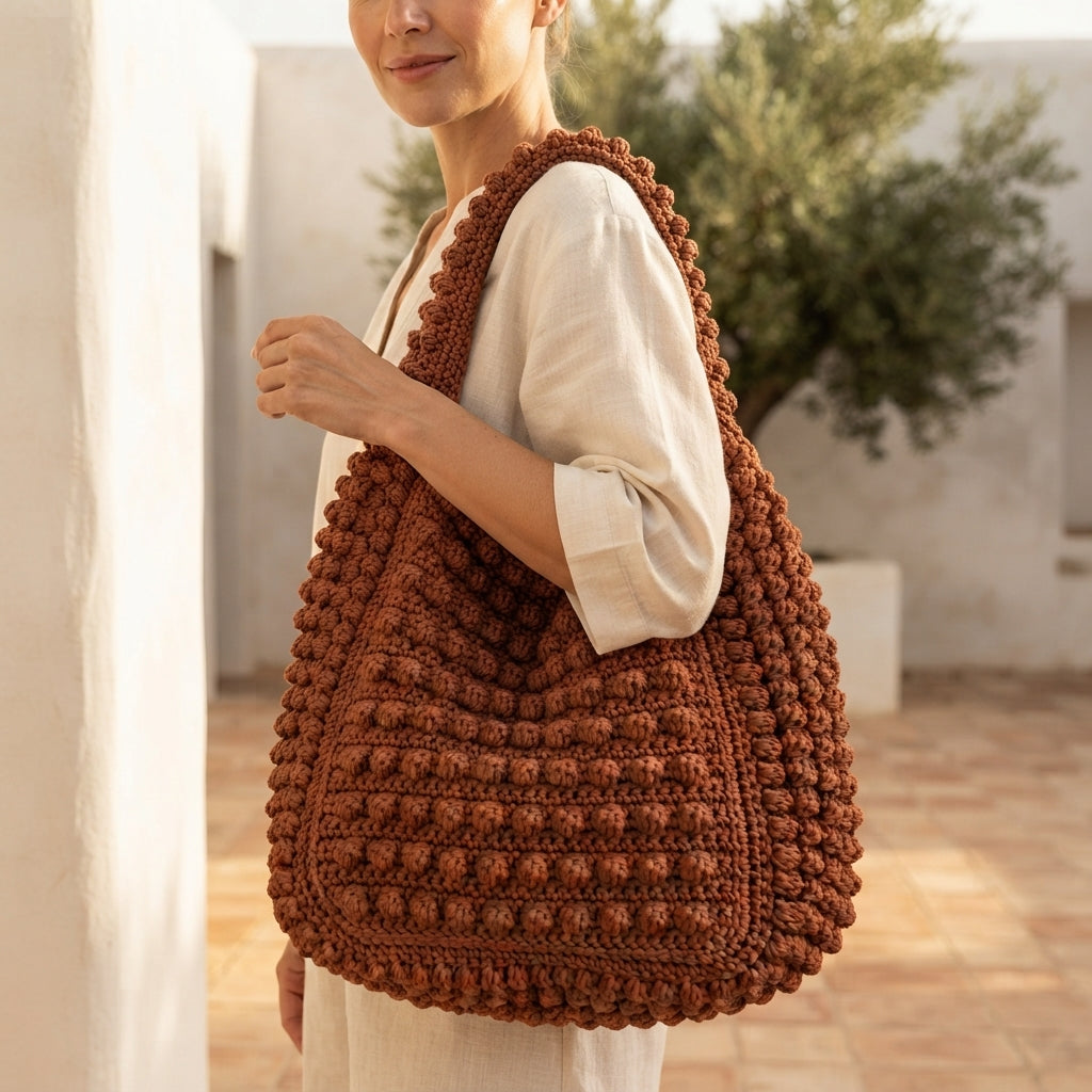 Beach Bag Purse Tote V2 | Crochet Pattern PDF
