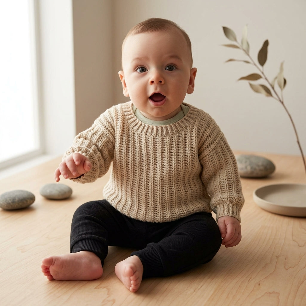 Sweater Personalized Name Baby Sweater | Crochet Pattern PDF