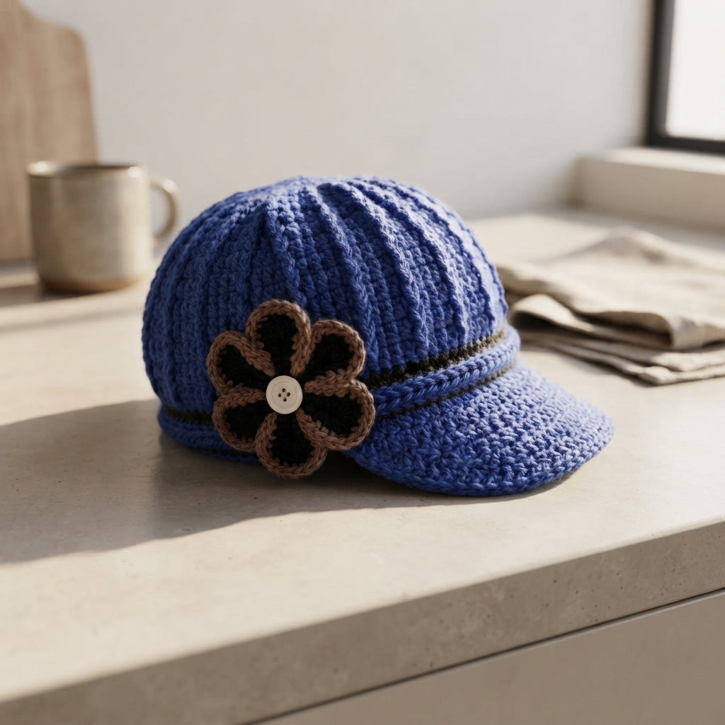 Graceful Sun Visor | Handmade Hat PDF — Design 9