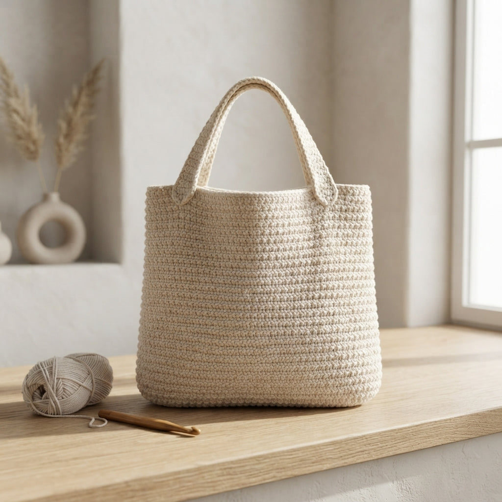 Shoulder Bag Boho Tote V7 | Crochet Pattern PDF