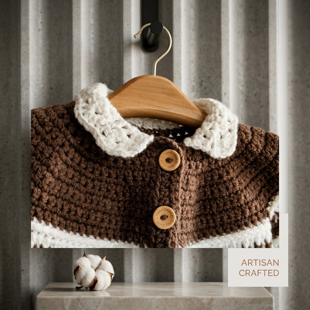 Striped Baby Cardigan Striped v2 | Crochet Pattern PDF