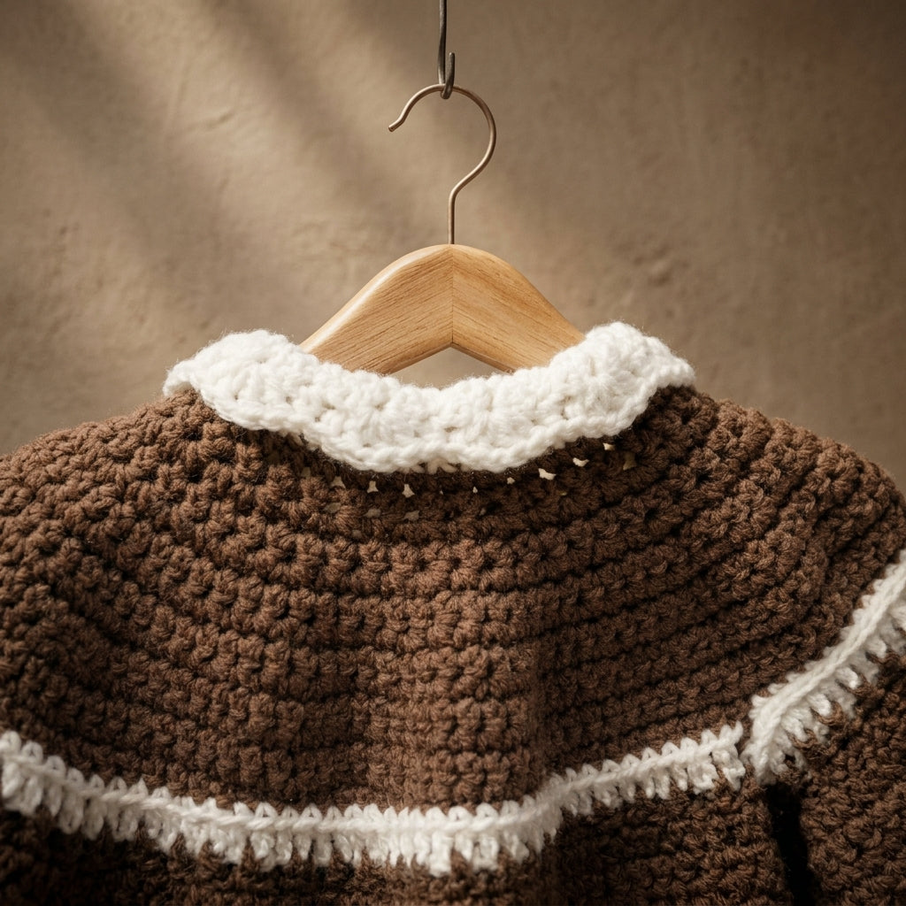 Striped Baby Cardigan Striped v2 | Crochet Pattern PDF