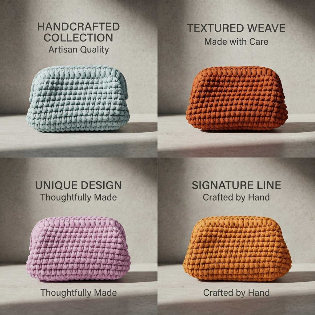 Pouch Cosmetic Bag Clutch | Crochet Pattern PDF