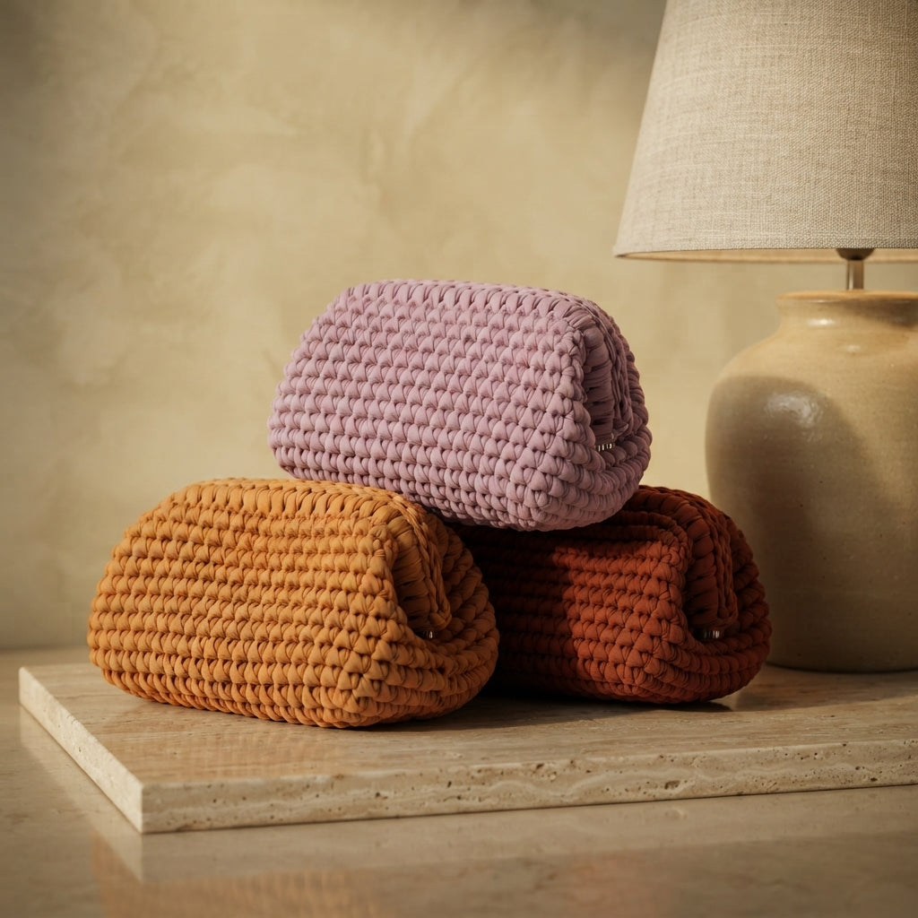 Pouch Cosmetic Bag Clutch | Crochet Pattern PDF