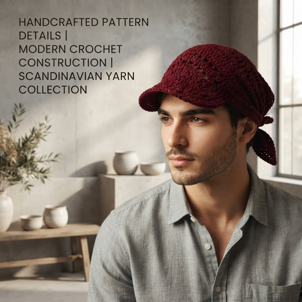 Charming Sun Visor Design | Crochet PDF Pattern — Design 9