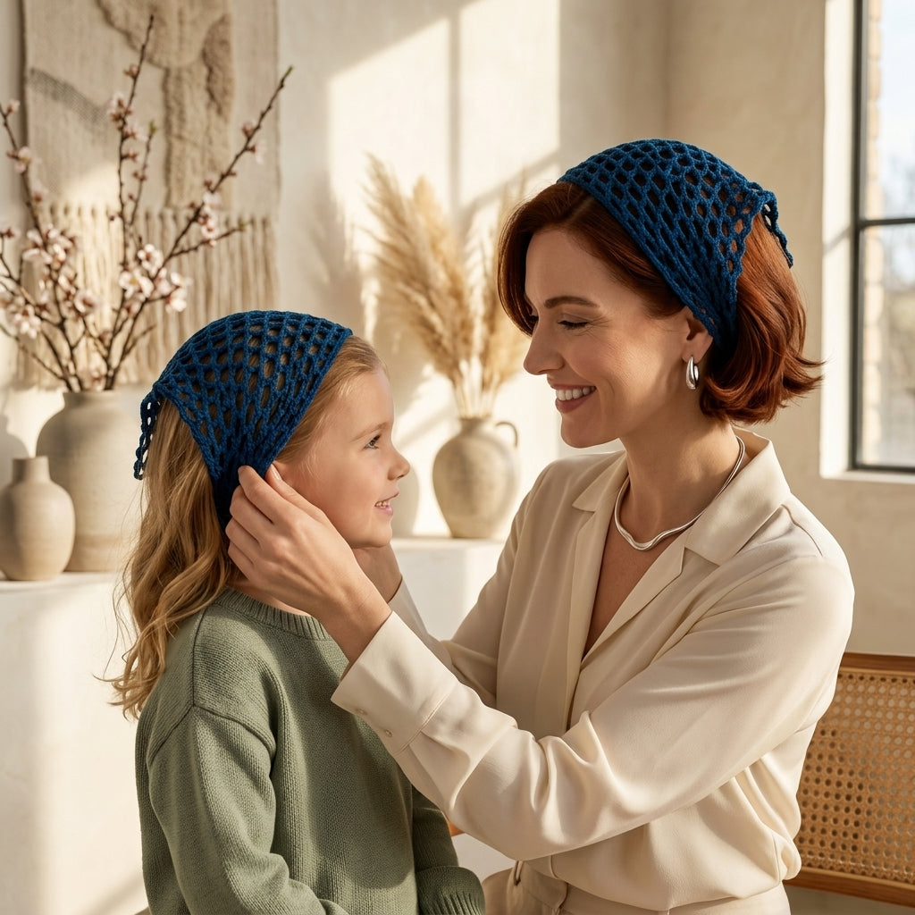 Classic Triangle Hair Kerchief | Crochet Pattern PDF