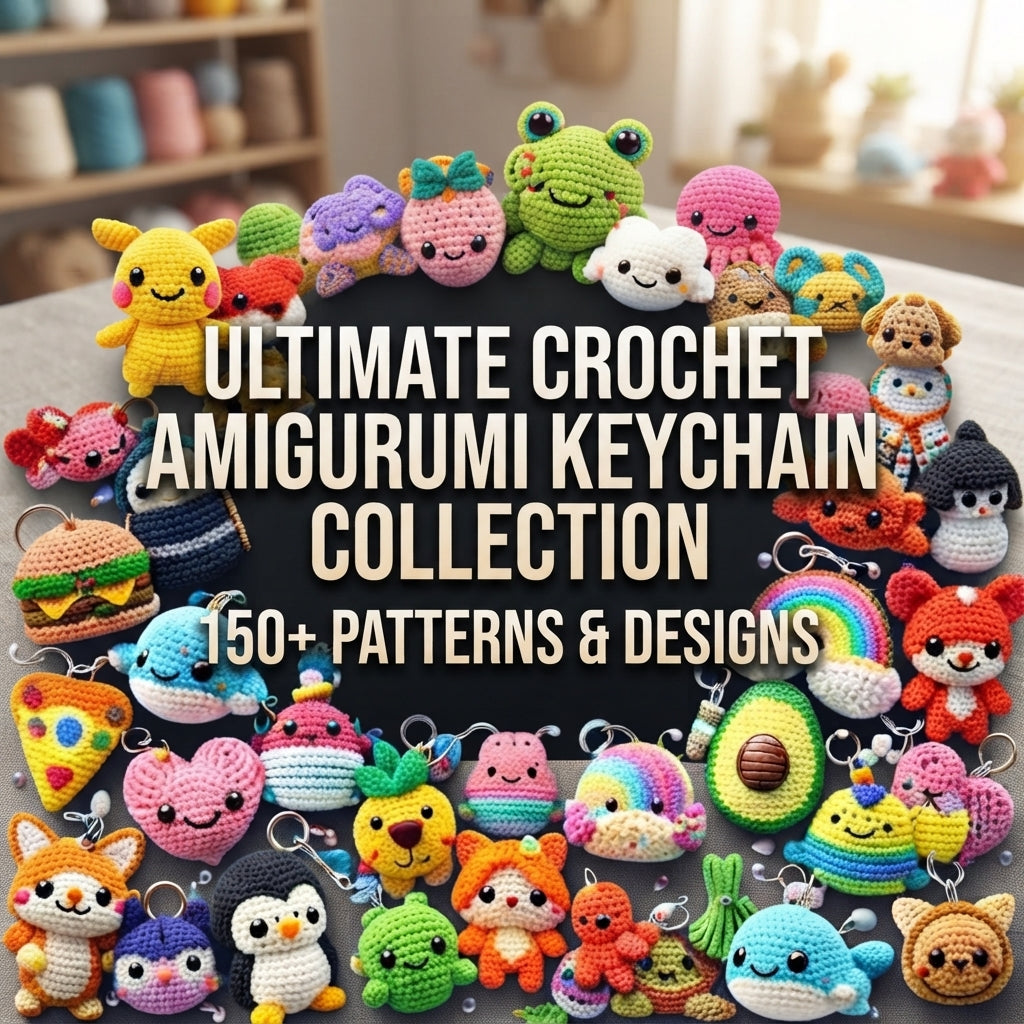 Premium 150+ Mini Charms | Amigurumi Pattern Pack