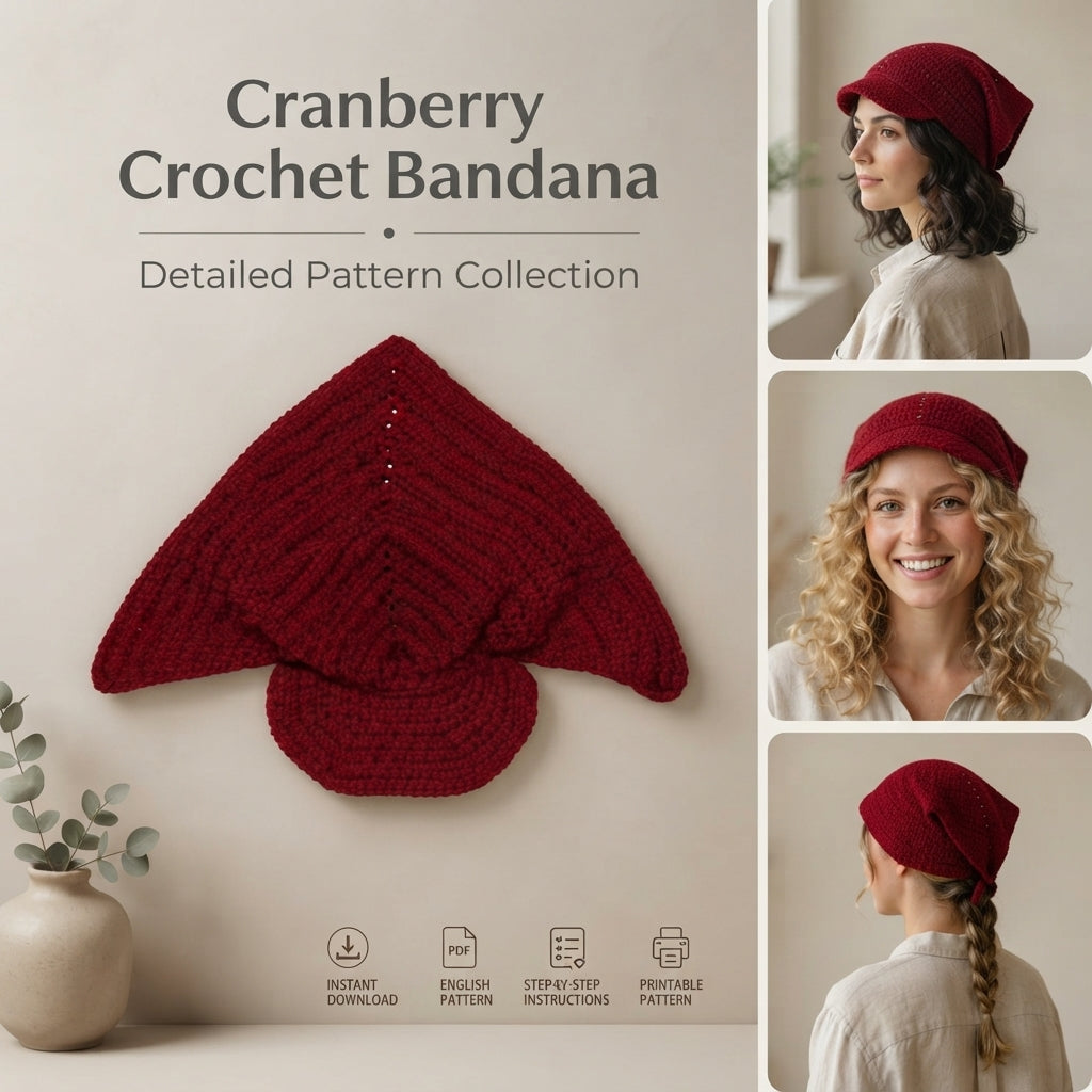 Charming Sun Visor Design | Crochet PDF Pattern — Design 9
