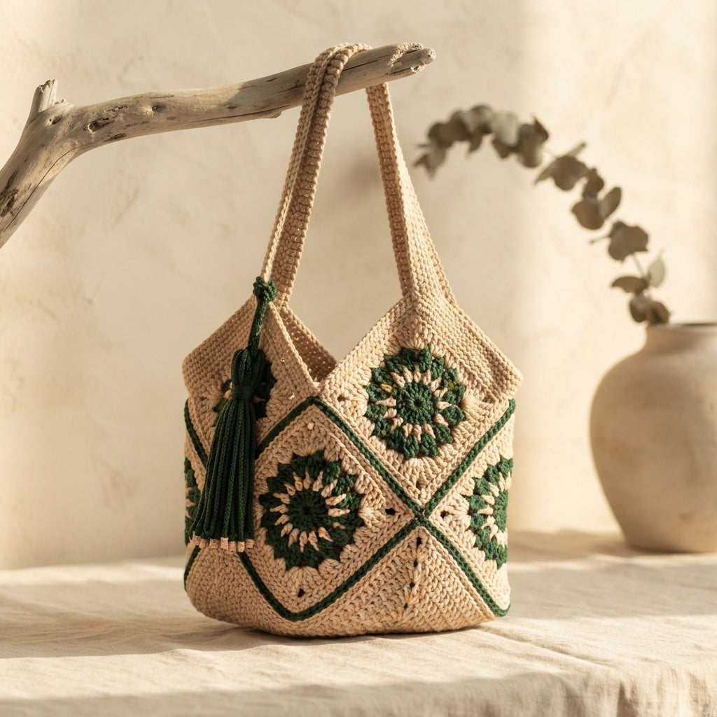 Market Bag Bag | Crochet Pattern PDF