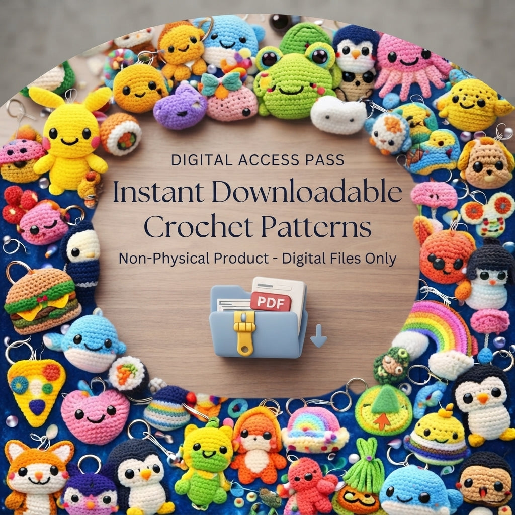 Premium 150+ Mini Charms | Amigurumi Pattern Pack