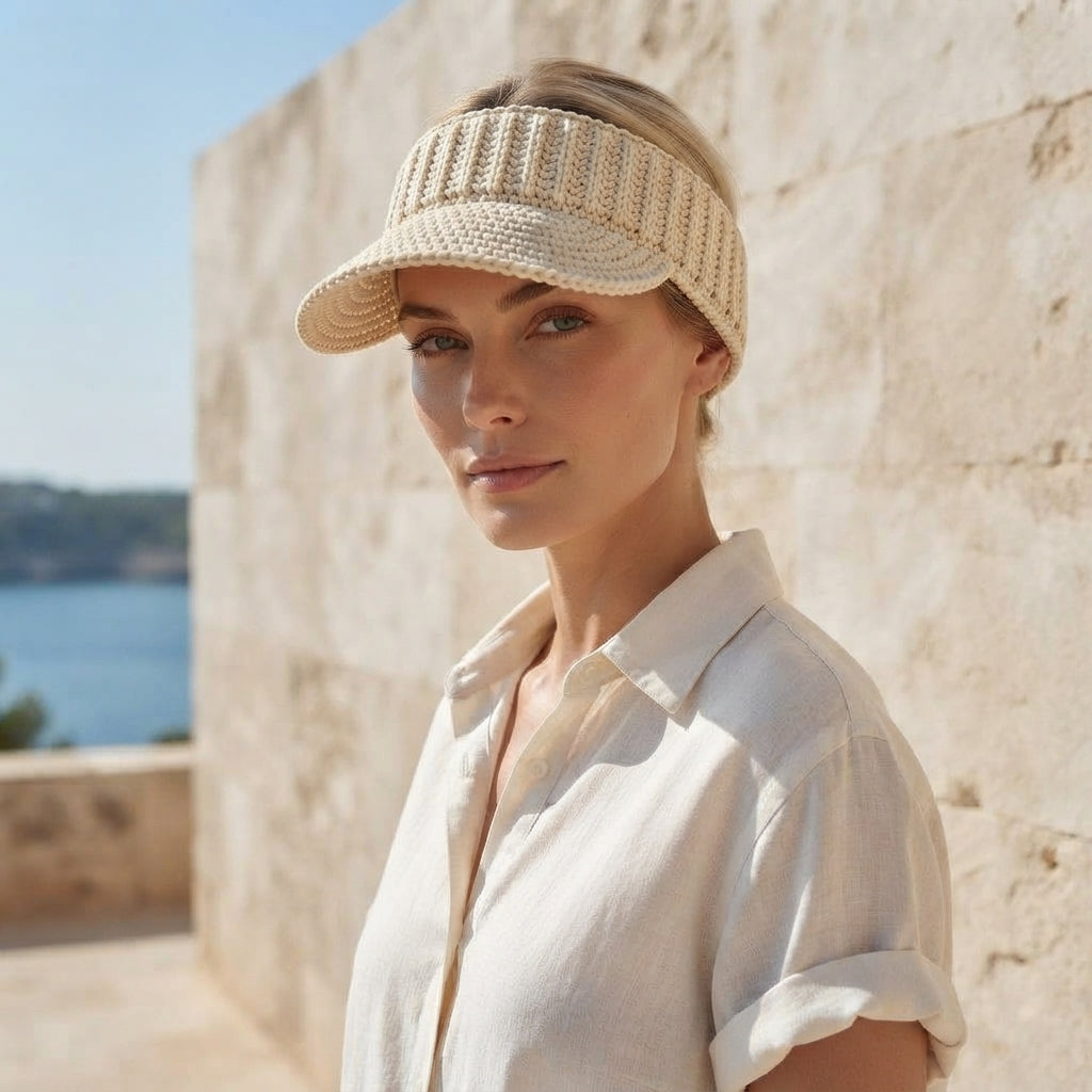 Breezy Visor | Summer Crochet Pattern — Design 2