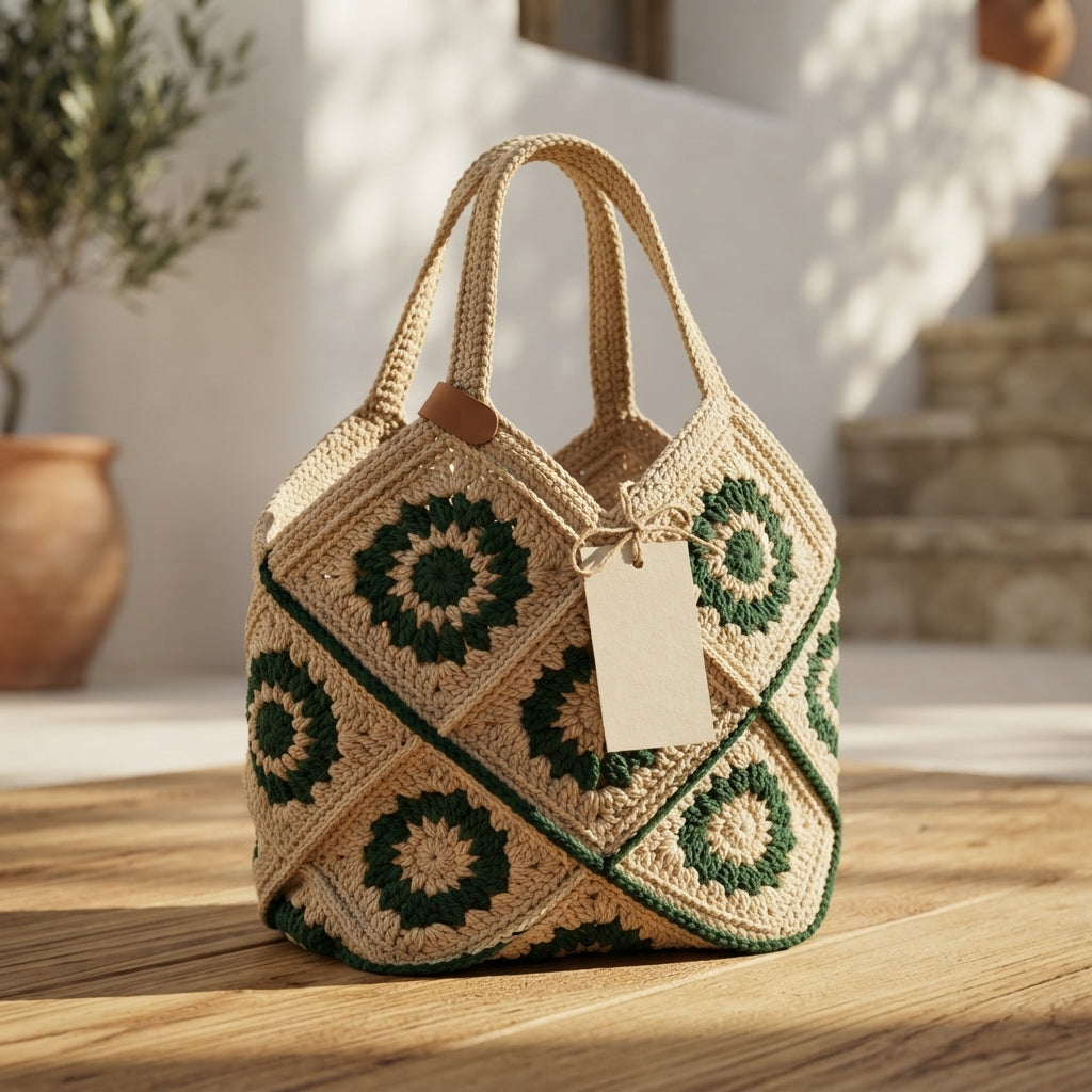 Market Bag Bag | Crochet Pattern PDF