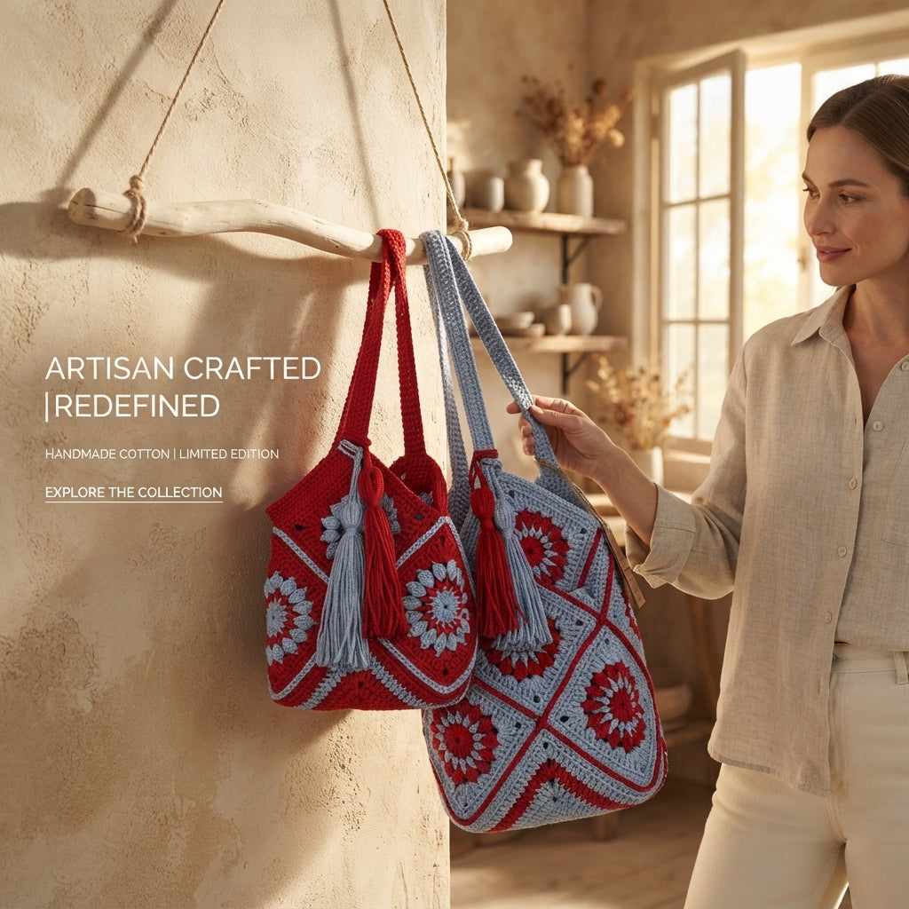 Market Bag Bag | Crochet Pattern PDF