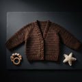 Ribbed Baby Cardigan Ribbed v2 | Crochet Pattern PDF