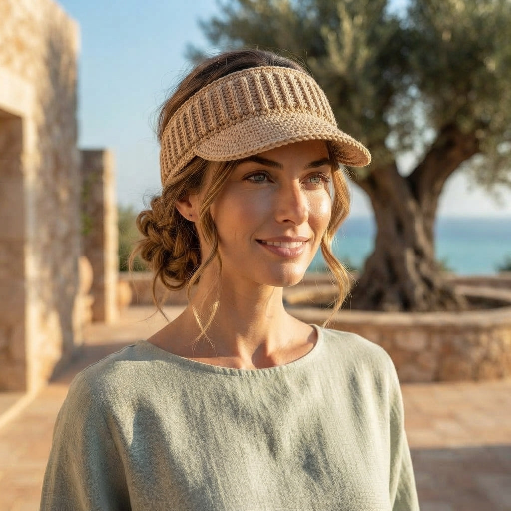 Breezy Visor | Summer Crochet Pattern — Design 2