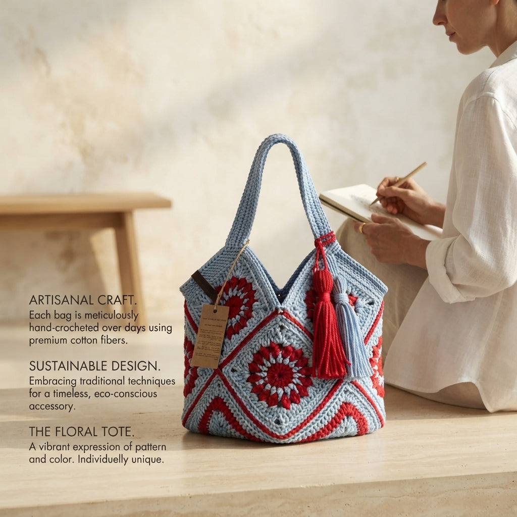 Market Bag Bag | Crochet Pattern PDF