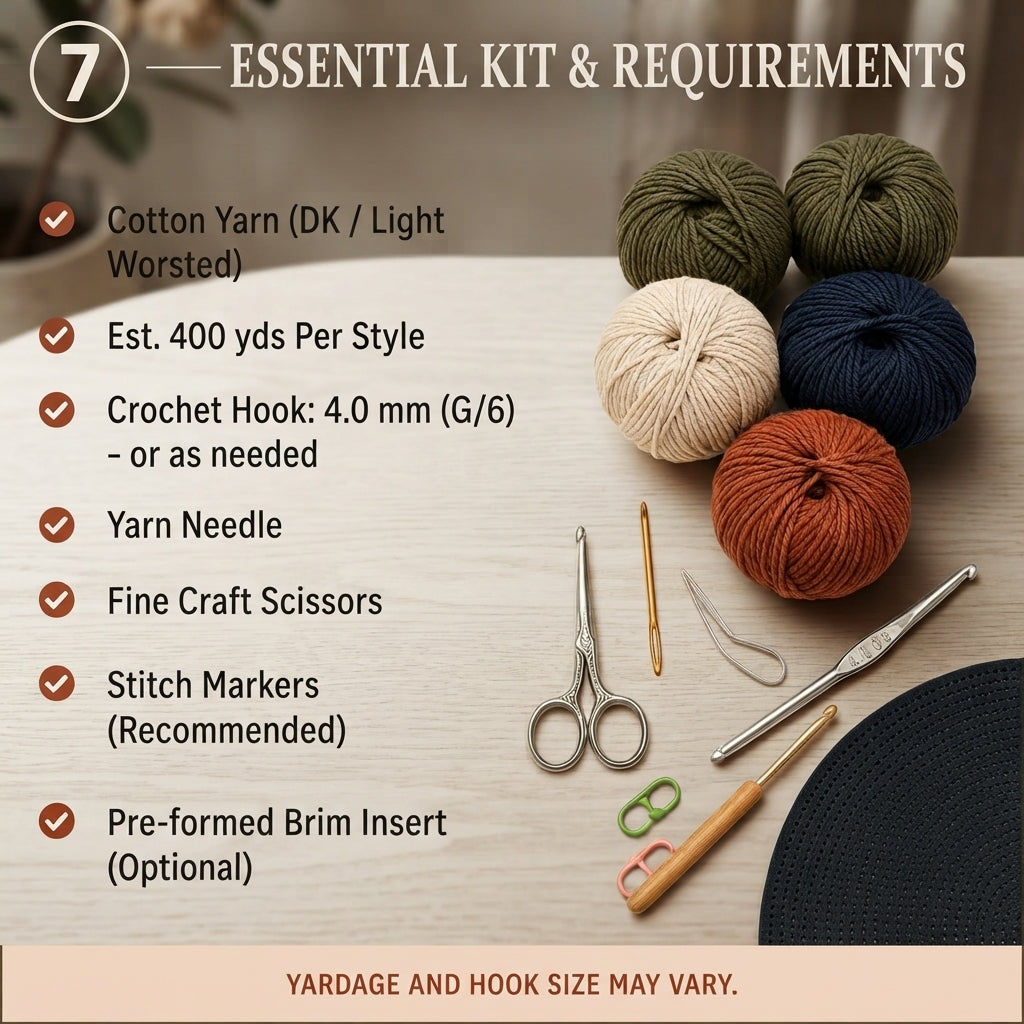 Ultimate Summer Hat Collection | 3+ Crochet PDFs