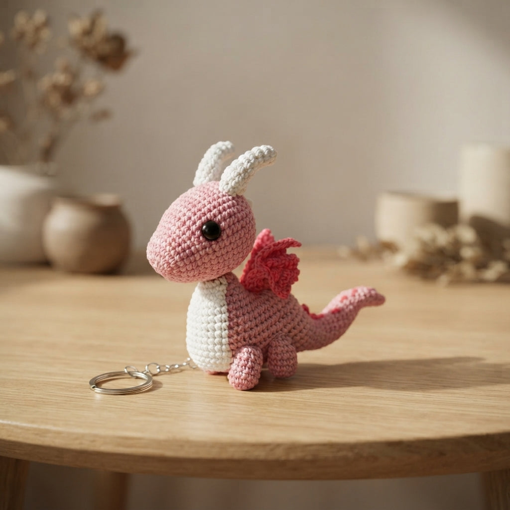 Delightful Keychain Mini | Amigurumi Keychain PDF — Design 3