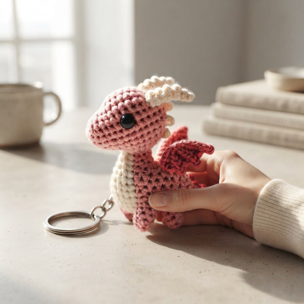 Delightful Keychain Mini | Amigurumi Keychain PDF — Design 3