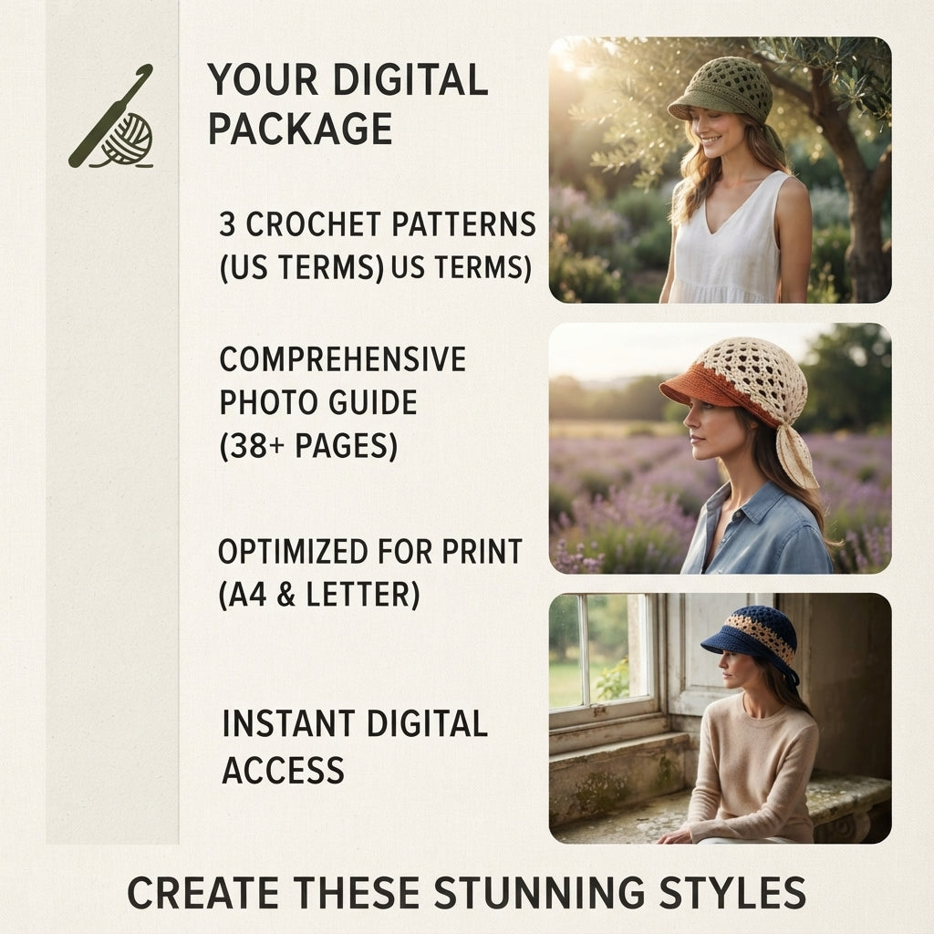 Ultimate Summer Hat Collection | 3+ Crochet PDFs