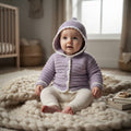 Hoodie Hooded Cardigan Baby Hoodie | Crochet Pattern PDF