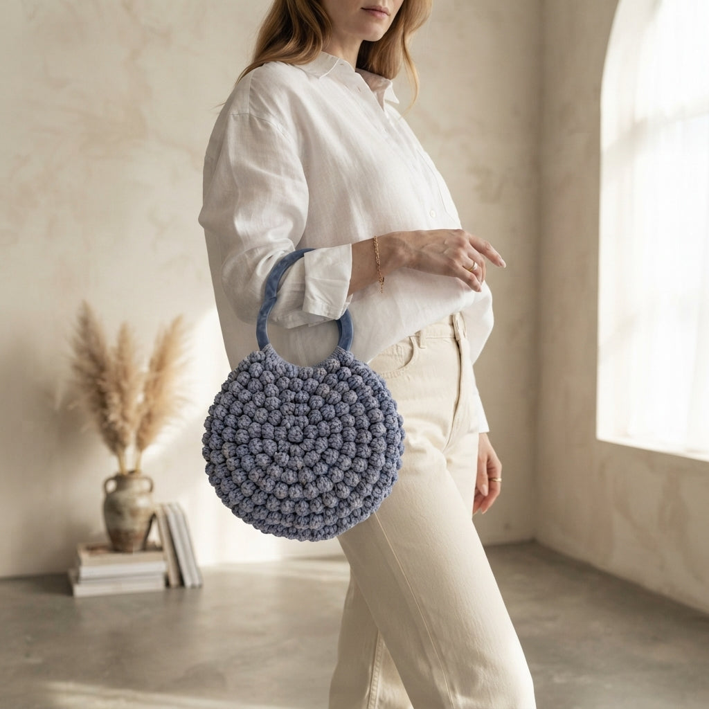 Circle Macaroon Bag | Crochet Pattern PDF