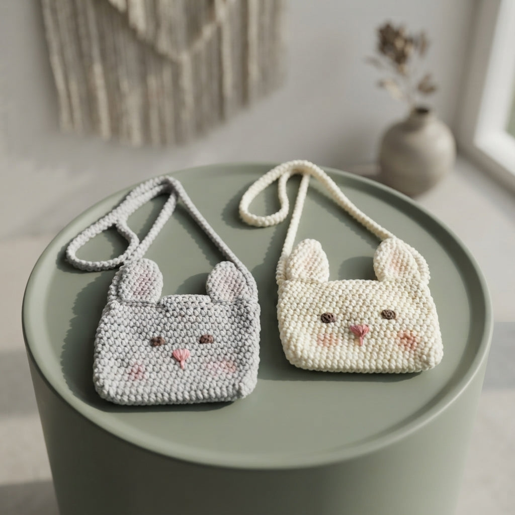 Bunny Kids Bag | Crochet Pattern PDF