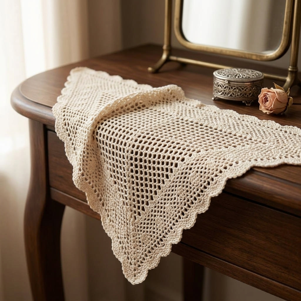 Mesh Triangle Bandana | Festival Crochet Pattern PDF