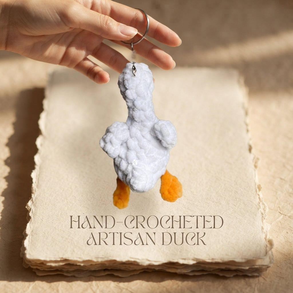 Whimsical Bag Charm Keychain | PDF Crochet Guide — Design 4