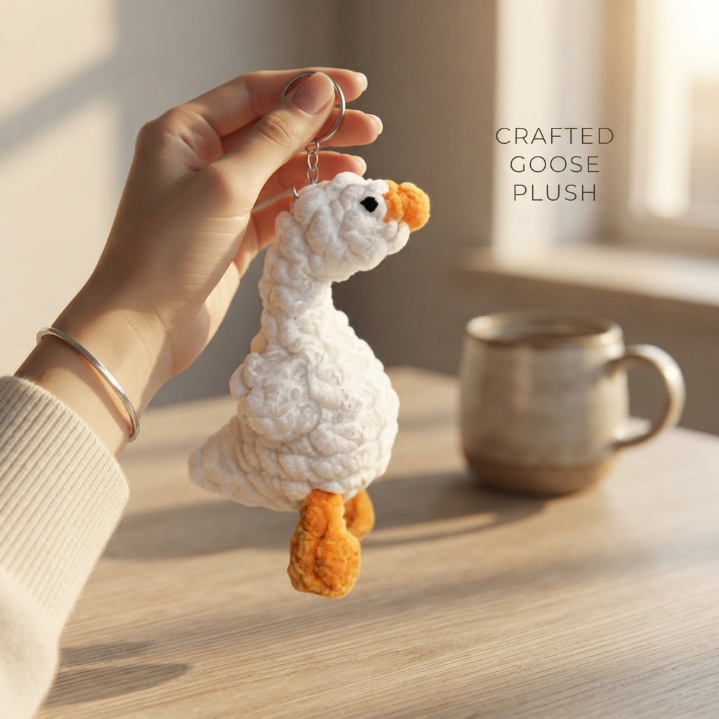 Whimsical Bag Charm Keychain | PDF Crochet Guide — Design 4