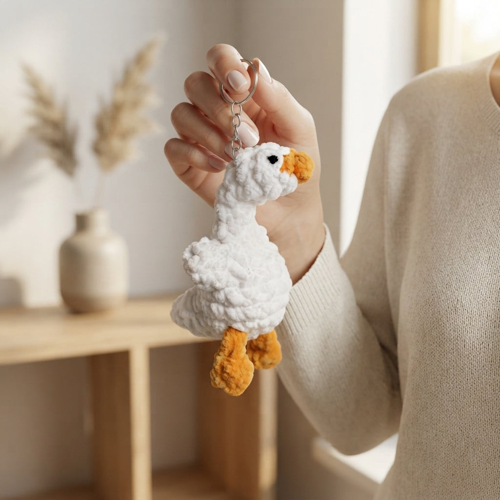 Whimsical Bag Charm Keychain | PDF Crochet Guide — Design 4