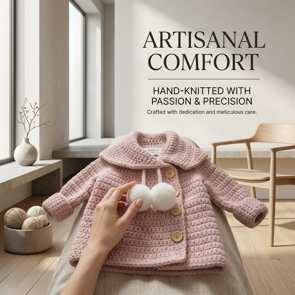 Top-Down Baby Jacket | Crochet Pattern PDF